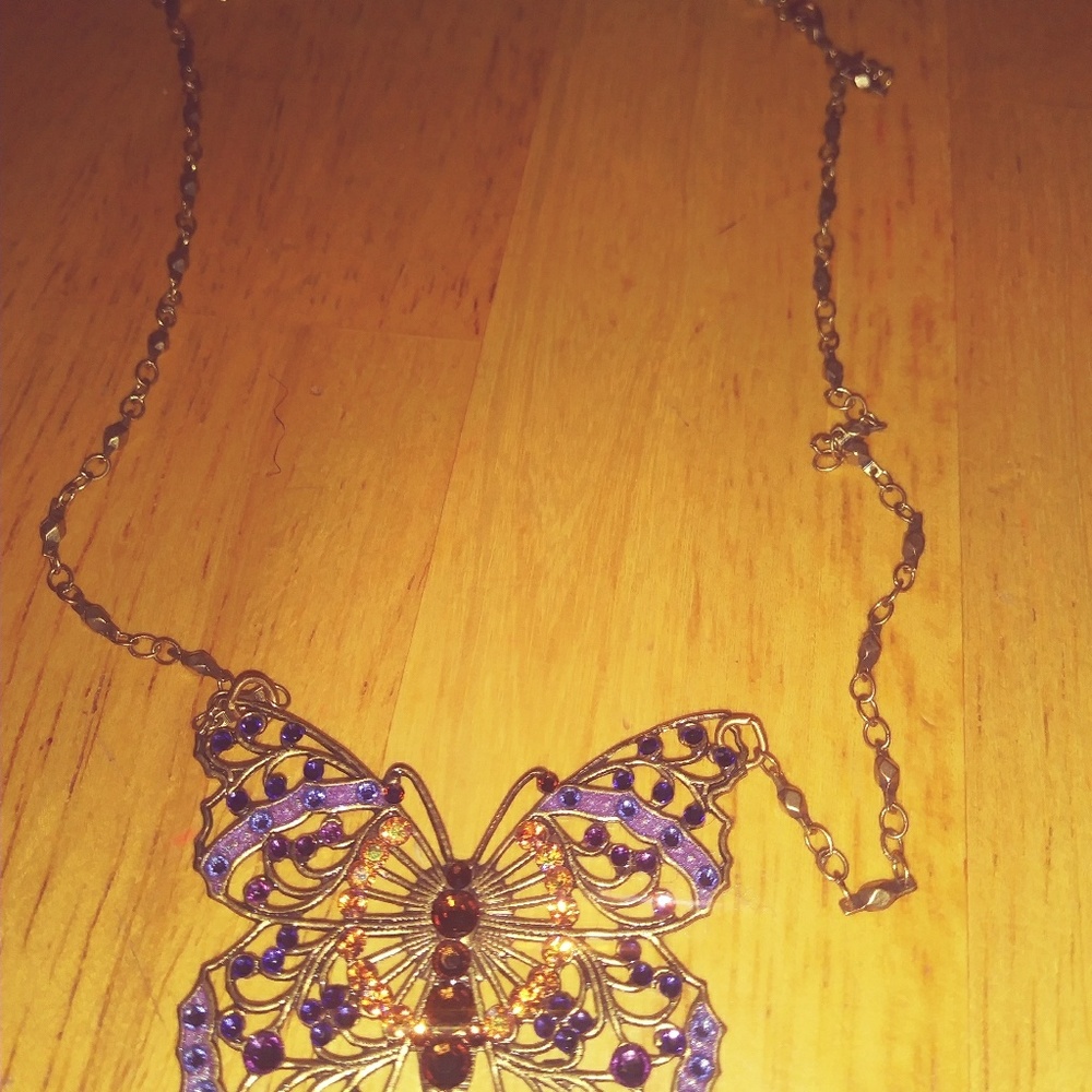 Anne Koplik Butterfly Necklace - Picture 5 of 6